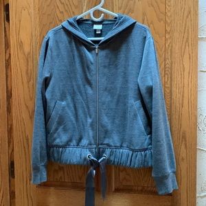 Womens fleece zip hoodie